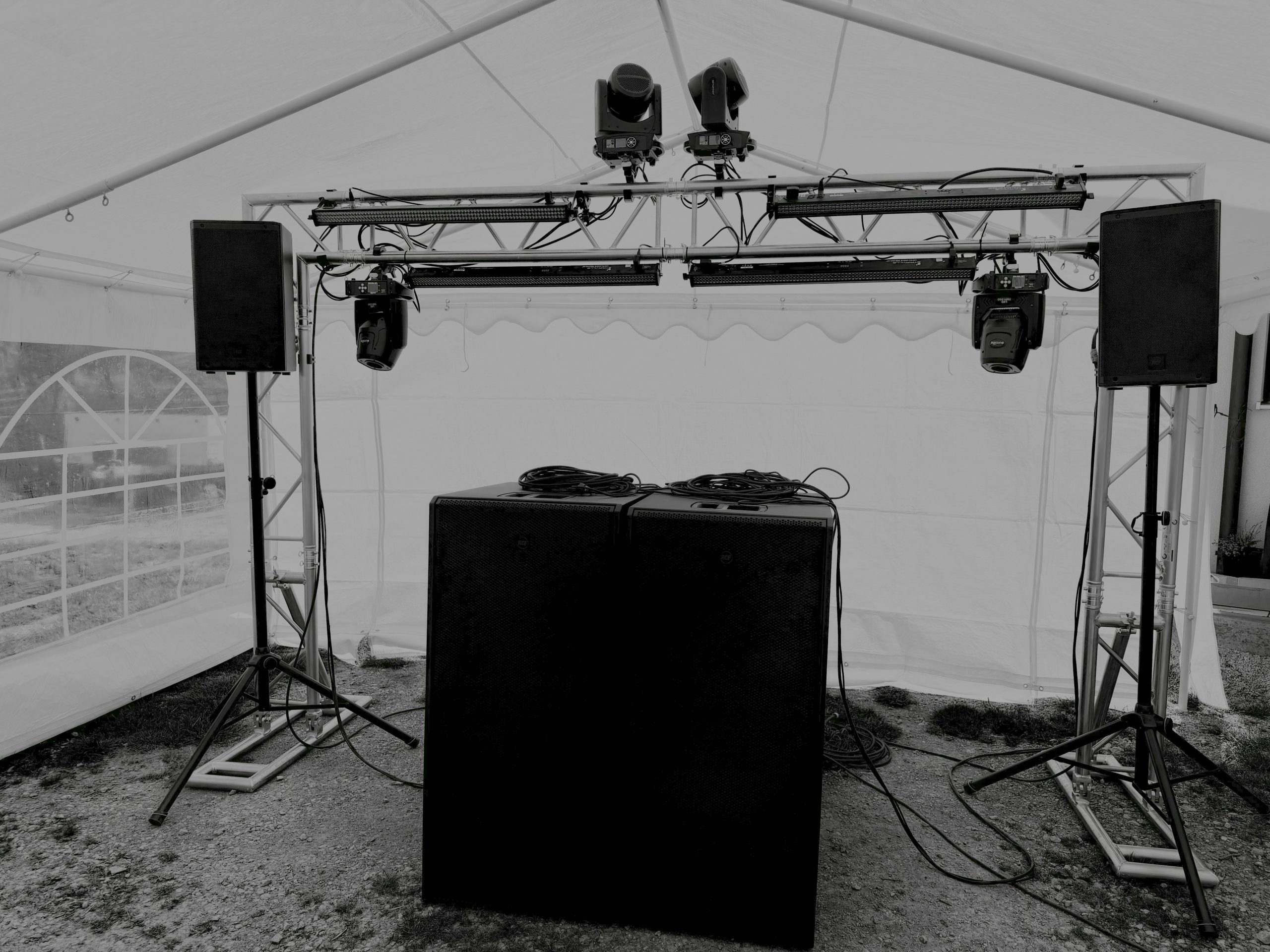 RCF Anlage mit Truss